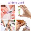 2PCS Kids Nail Clipper Manicure Sets Stainless Steel Cartoon Childrens Nail Clippers Fortable Light Pedicure Kit Grooming Tools Nail Clipper Set Small Nail Clippers for Kids Women Men view 4