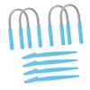 Holibanna 4pcs Facial Hair Remover Set with Eyebrow Razors Non Slip Handle Portable Precision Trimmer for Women Face Neck and Eyebrows Hair Removal Tool view 1