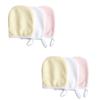 Baluue 6PCS Female Makeup Removal Pads Ultra Fine Fiber Face Washing Mitts for Gentle Powder and Makeup Cleansing Soft Reusable Face Towels for Skin Care and Daily Use Random Color view 1