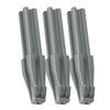 FRCOLOR 3pcs Eyebrow Pencil Sharpener Makeup Aid Tools Plastic Duckbill Design Precise Angle Sharpening for Various Pencil Grey view 1