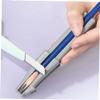 FRCOLOR 3pcs Eyebrow Pencil Sharpener Makeup Aid Tools Plastic Duckbill Design Precise Angle Sharpening for Various Pencil Grey view 2