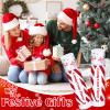 10 Pack Christmas Lip Balms Bulk Christmas Candy Peppermint Cane Scented Holiday Flavor Lip Balm Gifts Xmas Party Gifts Bulk Xmas Items Stocking Stuffers for Women Men Staff Employee (Candy) view 4