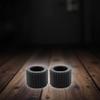 2Pcs Black Silicone Tattoo Grip Cover - Dia 25x30mm Professional Tattoo Pen Sleeve, Non-Slip Grip Accessories for Tattoo Artists, Tattoo Machine Parts, Professional Tattoo Supplies (3.7x3cm) view 4