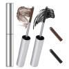 Black + Brown Curling Iron Mascara - Wand Metal Rod Mascara Lash-Lifting & Volumizing, Smudge Proof & Long Lasting Eyelash Makeup view 1