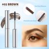 Black + Brown Curling Iron Mascara - Wand Metal Rod Mascara Lash-Lifting & Volumizing, Smudge Proof & Long Lasting Eyelash Makeup view 3