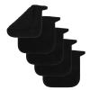 5/10Pcs Microfiber Face Cloths Reusable Makeup Remover Cloth Makeup Towels Face Deep Cleaning Pads Skincare Beauty Tools(Black,5pcs) view 1