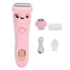 Electric Hair Trimmer Electric Hair Removal Device 800mAh Lady Hair Clipper for Women Underarm Full Body Shaver ABS Material USB Charging Cable Included Cleaning Brush (Pink) view 1