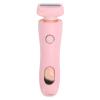 Electric Hair Trimmer Electric Hair Removal Device 800mAh Lady Hair Clipper for Women Underarm Full Body Shaver ABS Material USB Charging Cable Included Cleaning Brush (Pink) view 3