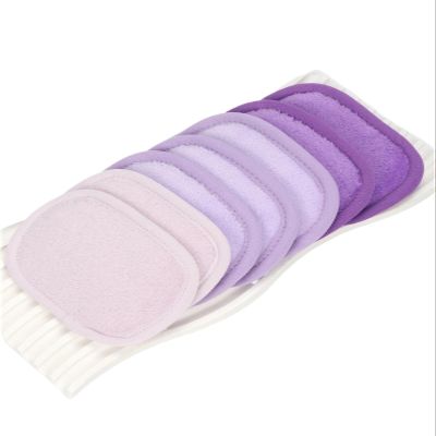 7Pcs Makeup Remover Wipes Gradient, Machine Washable, Reusable Makeup Remover Tools for All Skin Types(Color1)