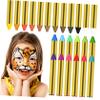 SKISUNO 1 Box Colors Face Paint Crayons Non Toxic Body Paint for Adults Easy Removal Face Painting Stencils Portable Cosplay Halloween Makeup Kit with Ergonomic Design view 1