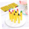 SKISUNO 1 Box Colors Face Paint Crayons Non Toxic Body Paint for Adults Easy Removal Face Painting Stencils Portable Cosplay Halloween Makeup Kit with Ergonomic Design view 4