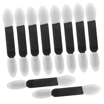 VICASKY 50pcs Double Ended Disposable Eyeshadow Brushes with Soft Sponge Tips Travel Friendly Makeup Applicators for Women for Parties Weddings Daily Use and Festivals