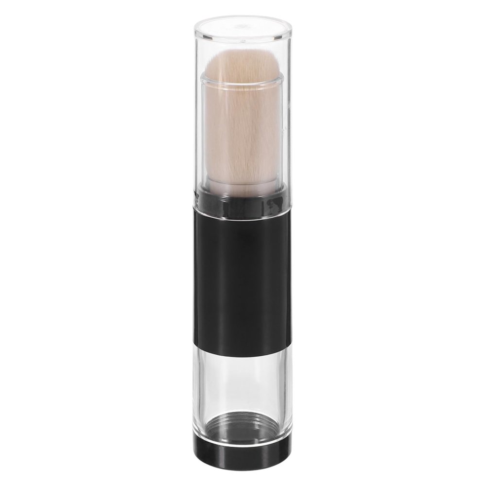 Healifty Refillable Powder Brush for Pressed Makeup Tool with Press Dispensing Design Foundation Gentle and Even Coverage for Women