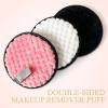 1/3pc Reusable Cotton Pads Makeup Remover Pads Make-up Wipes Cloth Washable Cotton Nursing Pads Skin Care Tool Skin Cleaning(1pcsPink) view 3