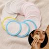 12pcs Random Color Reusable Bamboo Cotton Makeup Remover Pads Washable Rounds Cleansing Facial Cotton Make Up Removal Pads Tool view 2