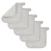 5/10Pcs Microfiber Face Cloths Reusable Makeup Remover Cloth Makeup Towels Face Deep Cleaning Pads Skincare Beauty Tools(Gray,5pcs) view 1