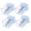 Ipetboom 4Pcs Cosmetic Pencil Sharpener with Cover Compact Lightweight Makeup Tool for Eyeliner Lip Liner and Eyebrow Pencils Portable Handheld Sharpener for Women Makeup Random Color view 1