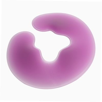 BIUDECO Silicone Face Down Pillow U Shape Cushion for Spa Salon Massage Washable Reusable Soft Silicone Headrest for Beauty Clinics and Relaxation Ergonomic Full Face Support