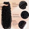 Burmese 3 Bundles Premium Raw 100% Human Hair Water Wave 22 24 26Inch High Rate 15A Unprocessed No Stray Short Hair Extensions Triple Lifespan Excellent Fullness Extra Thick From Top to End Black view 2