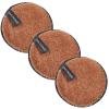1/3pcs Reusable Discs Makeup Remover Wipe Cotton Pads Microfiber Makeup Face Towel Cloth Washable Sponge Skin Care Cleaning(3pcs Brown) view 1