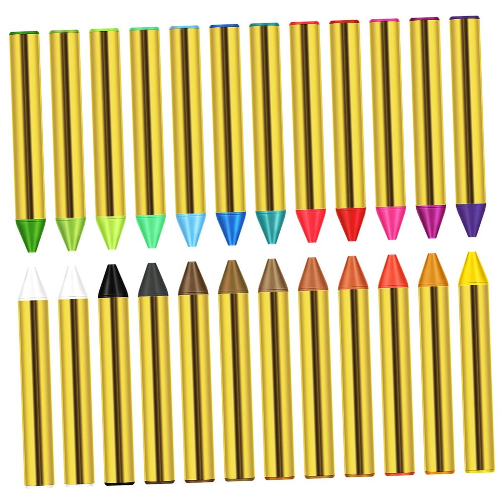 Didiseaon 1 Box Color Oil Pastel Crayons Face Paint Sticks Smooth Texture Portable Body Paint Crayons for Face Painting Cosplay Halloween Makeup with Easy Water Removal