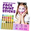 Didiseaon 1 Box Color Oil Pastel Crayons Face Paint Sticks Smooth Texture Portable Body Paint Crayons for Face Painting Cosplay Halloween Makeup with Easy Water Removal view 3