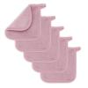 5/10Pcs Microfiber Face Cloths Reusable Makeup Remover Cloth Makeup Towels Face Deep Cleaning Pads Skincare Beauty Tools(Purple flower,5pcs) view 1