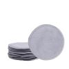 10Pcs Reusable Makeup Remover Pads Washable Face Cleansing Puff Cloth Clean Sponge Liquid Cream Tools Cosmetic Remover(Gray) view 1