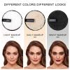 1/3pcs Reusable Discs Makeup Remover Wipe Cotton Pads Microfiber Makeup Face Towel Cloth Washable Sponge Skin Care Cleaning(3pcs Beige) view 2