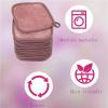 5/10Pcs Microfiber Face Cloths Reusable Makeup Remover Cloth Makeup Towels Face Deep Cleaning Pads Skincare Beauty Tools(Blue flower,5pcs) view 3