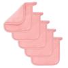 5/10Pcs Microfiber Face Cloths Reusable Makeup Remover Cloth Makeup Towels Face Deep Cleaning Pads Skincare Beauty Tools(Pink,5pcs) view 1