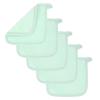 5/10Pcs Microfiber Face Cloths Reusable Makeup Remover Cloth Makeup Towels Face Deep Cleaning Pads Skincare Beauty Tools(Green,5pcs) view 1