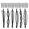 120pcs Black Hair Clips Barrettes Metal Bobby Pins Geometric Hair Pins Headwear Hairpins for Women Girls Wedding Side Bangs Crafts Accessories Daily Use and Travel view 1