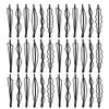 120pcs Black Hair Clips Barrettes Metal Bobby Pins Geometric Hair Pins Headwear Hairpins for Women Girls Wedding Side Bangs Crafts Accessories Daily Use and Travel view 4