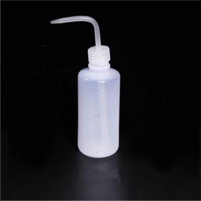 10pcs/pack 250ml Clear Plastic Blow Wash Bottle Tattoo Cleaning Squeegee Lab Measurement Bottle