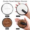 1/3pcs Reusable Discs Makeup Remover Wipe Cotton Pads Microfiber Makeup Face Towel Cloth Washable Sponge Skin Care Cleaning(3pcs White) view 4
