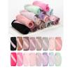6pcs Long Bandage Makeup Remover Wipes Machine Washable Reusable for All Skin Types(Pink) view 2