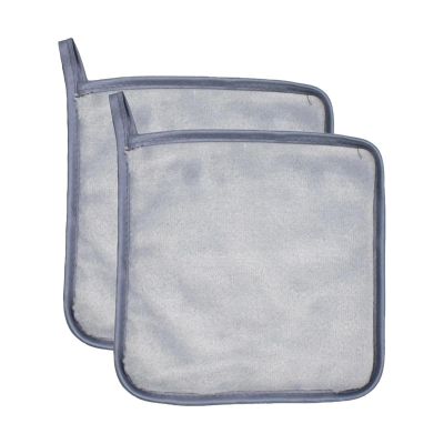 2PcSquare Makeup Remover Cloth, Makeup Towels Face Washcloth, Makeup Remover Pads Reusable Washable(2pcGray)