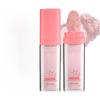 3Color Glitter Powder Highlighter Makeup, Body Brightens the Natural Three-Dimensional Face Blusher Fairy Highlight Patting Powder (02Pink) view 1