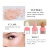 3Color Glitter Powder Highlighter Makeup, Body Brightens the Natural Three-Dimensional Face Blusher Fairy Highlight Patting Powder (02Pink) view 4