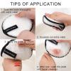 1/3pcs Reusable Discs Makeup Remover Wipe Cotton Pads Microfiber Makeup Face Towel Cloth Washable Sponge Skin Care Cleaning(Beige) view 3