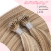Nano Bead Hair Extensions Human Hair 16inch Nano Hair Extensions view 3