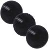 1/3pcs Reusable Discs Makeup Remover Wipe Cotton Pads Microfiber Makeup Face Towel Cloth Washable Sponge Skin Care Cleaning(3pcs Black) view 1