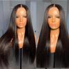 Single Knot HD Stright 13x6 Lace Front Wigs Human Hair 250 Density Real HD Lace Frontal Human Hair Wigs (ST Single Knot HD WIG, 24) view 1
