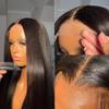 Single Knot HD Stright 13x6 Lace Front Wigs Human Hair 250 Density Real HD Lace Frontal Human Hair Wigs (ST Single Knot HD WIG, 24) view 2