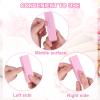 10 Pcs Nail Buffer Block, Professional 120 Grit Nail Sanding Blocks for Natural Acrylic Nails, Nail Buffer Blacks Manicure Pedicure Tools for Gel Nails Salon Home Use (Pink) view 3
