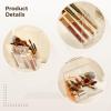 Acrylic Makeup Brush Holder with Cover, See-Through Vanity Organizer for Cosmetics, Featuring Various Compartments for Brushes and Lipsticks view 2