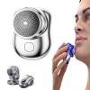 Letoseo Shaver, Letoseo Mini Razor, 2025 New Upgrade Pocket Shaver USB Mini Shavers, Waterproof Travel Electric Razor, with LED Display, for Travel Office Business Trip (Silver) view 1