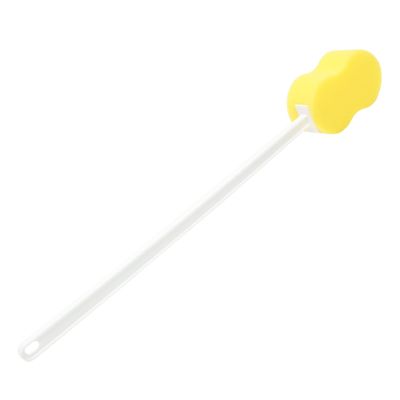 Baluue Long Handle Shower Back Brush Lightweight Bath Sponge Soft Scrubber for Skin Exfoliation and Oil Removal Handle for Bathing Legs Feet Cleaning