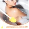 Baluue Long Handle Shower Back Brush Lightweight Bath Sponge Soft Scrubber for Skin Exfoliation and Oil Removal Handle for Bathing Legs Feet Cleaning view 2
